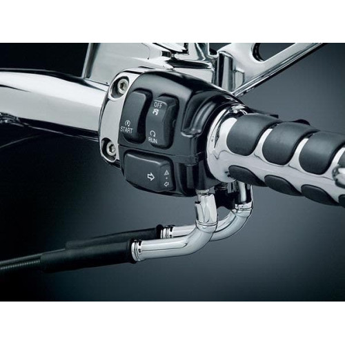 PartzBiz HD: 4412381-Kuryakyn 2027 Chrome Dual Throttle และสายไม่ได้ใช้งาน Harley 82-13