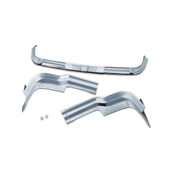 PartzBiz HD KA6910 - Kuryakyn Chrome Tri Line Accent สำหรับด้านหลัง Harley Touring King Tour Pak 14-15 | 6910