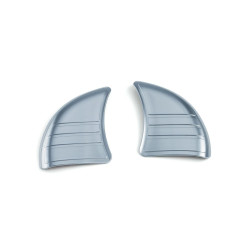 PartzBiz HD KA6978 - Kuryakyn Chrome Tri Line ฟิลเลอร์กระจกแฟริ่งด้านในปลั๊ก Harley FLHX 14up | 6978