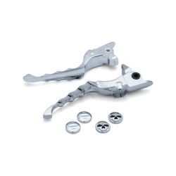 PartzBiz HD KA1984 - Kuryakyn Chrome Zombie Brake & Clutch Levers for 2017 Harley-Davidson Touring Models PartzBiz HD KA1984 - Kuryakyn Chrome Zombie Brake & Clutch Levers for 2017 Harley-Davidson Touring Models