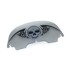 PartzBiz HD KA1271 - กระจกหน้ารถ Kuryakyn Custom 7 ” Airmaster Zombie สำหรับ Harley Batwing 96-13 Touring | 1271 PartzBiz HD KA1271 - กระจกหน้ารถ Kuryakyn Custom 7 ” Airmaster Zombie สำหรับ Harley Batwing 96-13 Touring | 1271