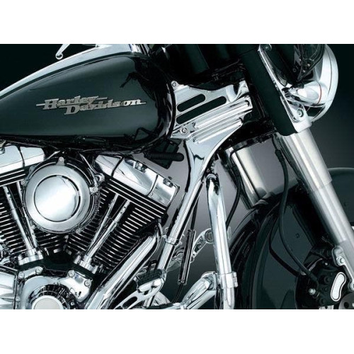 PartzBiz HD: 4412315-Kuryakyn Deluxe Neck Covers; Chrome | 7866