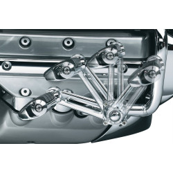 PartzBiz HD KA4050 - Kuryakyn Ergo Cruise Peg Mounts พร้อม Dually ISO-Pegs (pr) Honda GL1500