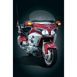 PartzBiz HD KA7360 - Kuryakyn Chrome Fairing / Vent Spear Shape Fins สำหรับ Honda Goldwing รุ่น 12-15 | 7360 PartzBiz HD KA7360 - Kuryakyn Chrome Fairing / Vent Spear Shape Fins สำหรับ Honda Goldwing รุ่น 12-15 | 7360
