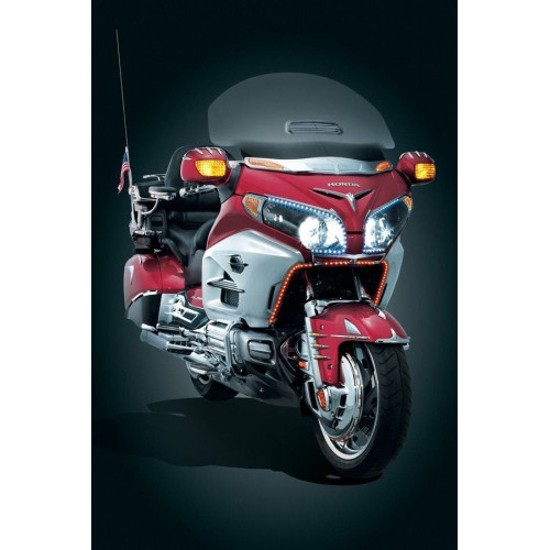 PartzBiz HD: 4412299-Kuryakyn Chrome Fairing / Vent Spear Shape Fins สำหรับ Honda Goldwing รุ่น 12-15 | 7360 PartzBiz HD: 4412299-Kuryakyn Chrome Fairing / Vent Spear Shape Fins สำหรับ Honda Goldwing รุ่น 12-15 | 7360