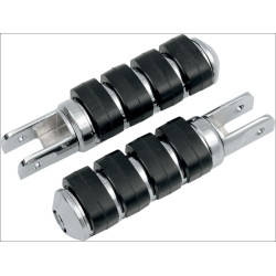PartzBiz HD KA8001 - Kuryakyn Chrome ISO-หมุดขนาดเล็กพร้อมอะแดปเตอร์เมาท์ตัวเมีย 5/8” สากล PartzBiz HD KA8001 - Kuryakyn Chrome ISO-หมุดขนาดเล็กพร้อมอะแดปเตอร์เมาท์ตัวเมีย 5/8” สากล
