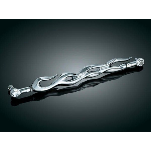 PartzBiz HD: 4412309-Kuryakyn Flame Shift Rod Cover for Harley 80-14 FLH/FLT and 86-14 Softail | 1072
