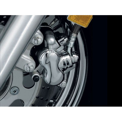 PartzBiz HD: 4412252-Kuryakyn Front Caliper Cover for Kawasaki Suzuki and Yamaha