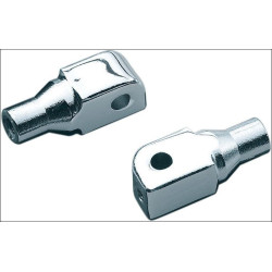 PartzBiz HD KA8802 - อะแดปเตอร์หมุดเรียว Kuryakyn Chrome สำหรับ Honda Suzuki Triumph และ Yamaha PartzBiz HD KA8802 - อะแดปเตอร์หมุดเรียว Kuryakyn Chrome สำหรับ Honda Suzuki Triumph และ Yamaha