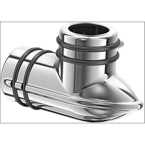 PartzBiz HD: 4412263-Kuryakyn Chrome Fuel Line Fitting Cover Harley Touring Softail Dyna XL 02-17 | 1521