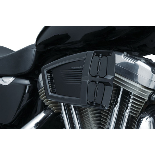PartzBiz HD: 4412239-Kuryakyn Gloss Black Hypercharger ES เครื่องฟอกอากาศ Harley Sportster XL 07-17 9351
