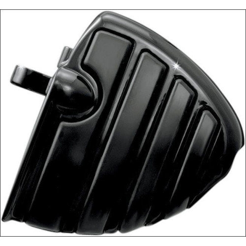 PartzBiz HD: 4412245-Kuryakyn บอร์ดมินิ ISO-Wing สีดำเงาพร้อมอะแดปเตอร์เมาท์ตัวผู้ Harley