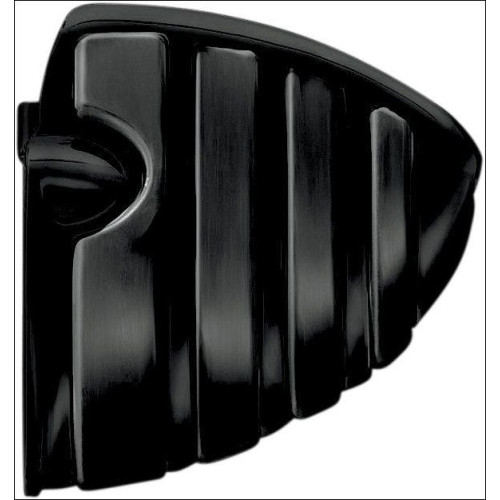 PartzBiz HD: 4412246-Kuryakyn บอร์ดขนาดเล็ก ISO-Wing สีดำเงาไม่มีอะแดปเตอร์ Universal Fitment