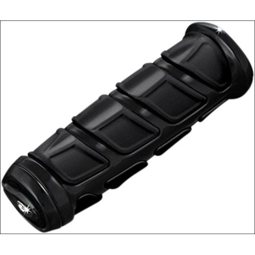 PartzBiz HD: 4412205-Kuryakyn Gloss Black Kinetic Grips 08-up Touring | 6353