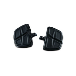 PartzBiz HD KA7612 - Kuryakyn Gloss Black Kinetic Mini Boards พร้อมอะแดปเตอร์เมาท์ตัวผู้ Harley Goldwing PartzBiz HD KA7612 - Kuryakyn Gloss Black Kinetic Mini Boards พร้อมอะแดปเตอร์เมาท์ตัวผู้ Harley Goldwing