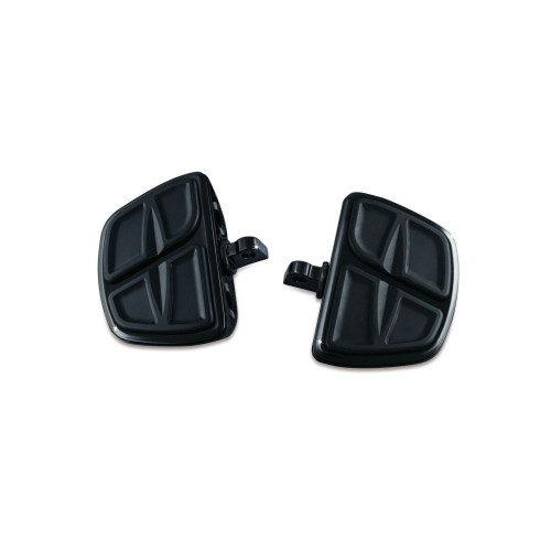 PartzBiz HD: 4412207-Kuryakyn Gloss Black Kinetic Mini Boards พร้อมอะแดปเตอร์เมาท์ตัวผู้ Harley Goldwing