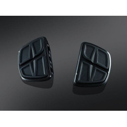 PartzBiz HD KA7613 - Kuryakyn บอร์ดขนาดเล็ก Kinetic สีดำเงา โดยไม่มีอะแดปเตอร์ Universal Fitment