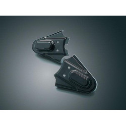 PartzBiz HD KA8202 - Kuryakyn Gloss Black Phantom Covers (pr) | 8202