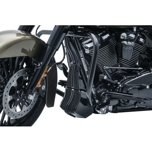 PartzBiz HD: 4412221-Kuryakyn Black Precision ฝาครอบเฟรมด้านบน Harley Milwaukee M8 2017 FLH/T 6420