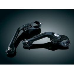 PartzBiz HD KA7575 - Kuryakyn Black Avg Rider Tour Tech Cruise Peg Mounts (ยาว) 6” สำหรับ 1-1/4” Bar | 7575 PartzBiz HD KA7575 - Kuryakyn Black Avg Rider Tour Tech Cruise Peg Mounts (ยาว) 6” สำหรับ 1-1/4” Bar | 7575