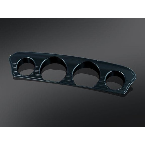 PartzBiz HD: 4412194-Kuryakyn Gloss Black Tri-Line Gauge Trim สำหรับ Harley '14-'17 Touring & Trike