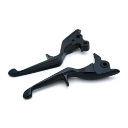 PartzBiz HD KA1846 - Kuryakyn Gloss Black Trigger Hand Levers for Harley Touring 08-13 Cable Clutch 1846 PartzBiz HD KA1846 - Kuryakyn Gloss Black Trigger Hand Levers for Harley Touring 08-13 Cable Clutch 1846