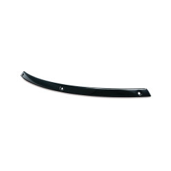 PartzBiz HD KA1318 - Kuryakyn GLOSS Black Smooth กระจกหน้ารถ 96-13 Harley Batwing FLHT/FLHX 1318