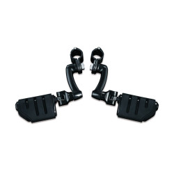 PartzBiz HD KA7599 - Kuryakyn Black Longhorn Offset Dually Highway หมุด ISO 1-1/4” แถบการ์ดเครื่องยนต์ | 7599 PartzBiz HD KA7599 - Kuryakyn Black Longhorn Offset Dually Highway หมุด ISO 1-1/4” แถบการ์ดเครื่องยนต์ | 7599
