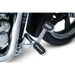 PartzBiz HD KA7037 - Kuryakyn Heavy Industry Chrome FX เบรคเหยียบ Pad สำหรับ Harley Softail Dyna XL 7037 PartzBiz HD KA7037 - Kuryakyn Heavy Industry Chrome FX เบรคเหยียบ Pad สำหรับ Harley Softail Dyna XL 7037
