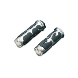 PartzBiz HD KA6261 - Kuryakyn 6261 Chrome ISO-Flame Grips Kawasaki Suzuki Victory & Yamaha PartzBiz HD KA6261 - Kuryakyn 6261 Chrome ISO-Flame Grips Kawasaki Suzuki Victory & Yamaha