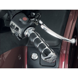 PartzBiz HD KA6180 - Kuryakyn ISO-Grips with Chrome Accents for Honda Goldwing GL1800 F6B | 6180 PartzBiz HD KA6180 - Kuryakyn ISO-Grips with Chrome Accents for Honda Goldwing GL1800 F6B | 6180