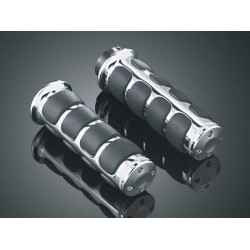 PartzBiz HD KA6205 - Kuryakyn ISO-Grips without Throttle Boss (pr) Harley Models with Cable Throttle | 6205 PartzBiz HD KA6205 - Kuryakyn ISO-Grips without Throttle Boss (pr) Harley Models with Cable Throttle | 6205