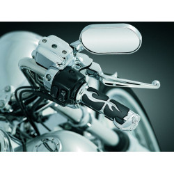 PartzBiz HD ka6250 - Kuryakyn Chrome ISO-Throttle Boss สำหรับ ISO Flame และ Transformer Grips (ea) | 6250 PartzBiz HD ka6250 - Kuryakyn Chrome ISO-Throttle Boss สำหรับ ISO Flame และ Transformer Grips (ea) | 6250