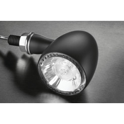 PartzBiz HD KA2555 - Kuryakyn Kellermann Bullet 1000 2555 สีดำสีแดง/Amber LED สัญญาณไฟเลี้ยวด้านหลัง Harley & Metric
