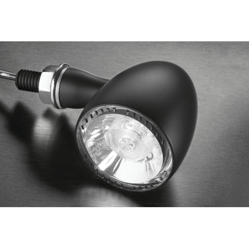 PartzBiz HD: 4412115-Kuryakyn Kellermann Bullet 1000 2555 สีดำสีแดง/Amber LED สัญญาณไฟเลี้ยวด้านหลัง Harley & Metric