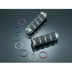 PartzBiz HD KA6220 - Kuryakyn Knurled Chrome Accent Rings | 6220