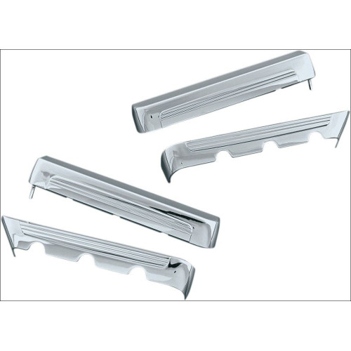 PartzBiz HD: 4412071-Kuryakyn Chrome Lightning Valve ครอบคลุมสำหรับ 01-16 Honda Goldwing GL1800 & F6B