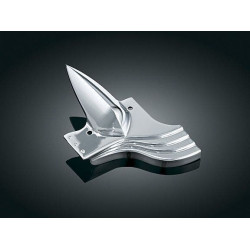 PartzBiz HD KA7772 - Kuryakyn Chrome Lower Front Frame Cover Shroud for Harley FLH/T '91-'16 | 7772