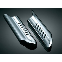 PartzBiz HD KA7765 - แผ่นบังโคลนขาส่วนล่าง Kuryakyn Chrome สำหรับ Harley | 7765