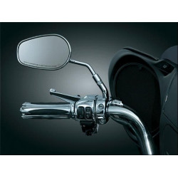 PartzBiz HD KA1444 - Kuryakyn 1444 Chrome Mirror Stem Extenders (pr) for Harley Round Mirrors 419422;6410156;0641-0156