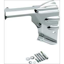 PartzBiz HD KA8201 - Kuryakyn Chrome Transmission Shroud Cover สำหรับ Harley 02-06 Touring Stock หรือ Dual | 8201