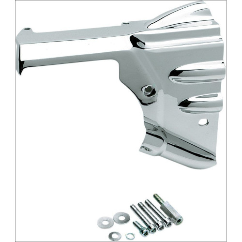 PartzBiz HD: 4411995-Kuryakyn Chrome Transmission Shroud Cover สำหรับ Harley 02-06 Touring Stock หรือ Dual | 8201