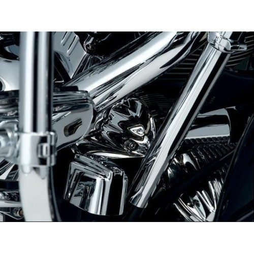 PartzBiz HD: 4411996-Kuryakyn Chrome Oil Pressure Sender Cover for Harley FLHR & FLHT | 8651 PartzBiz HD: 4411996-Kuryakyn Chrome Oil Pressure Sender Cover for Harley FLHR & FLHT | 8651