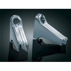 PartzBiz HD KA7776 - Kuryakyn 7776 ที่ยึดบอร์ดพื้นผู้โดยสาร Chrome สำเนียง Harley '93-'09