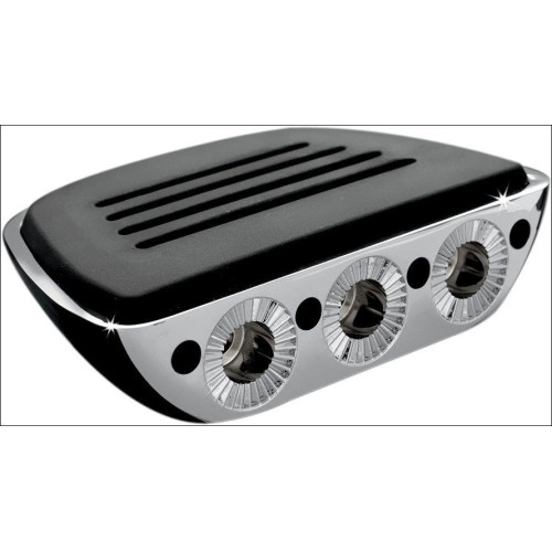 PartzBiz HD: 4411983-Kuryakyn Chrome Premium Moon Mini Floorboards ไม่มีอะแดปเตอร์ Universal Application | 4393