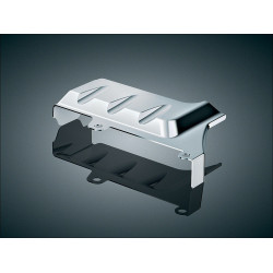 PartzBiz HD KA8274 - Kuryakyn Chrome Rear Cylinder Base Cover for Harley Touring FLH/T 02-06 | 8274