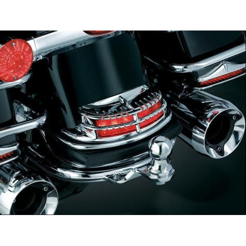 PartzBiz HD: 4411960-Kuryakyn บังโคลนหลังเลนส์กริลล์สำหรับ Harley Touring 09-13 | 8621 PartzBiz HD: 4411960-Kuryakyn บังโคลนหลังเลนส์กริลล์สำหรับ Harley Touring 09-13 | 8621