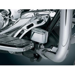 PartzBiz HD KA9128 - Kuryakyn Chrome Rear Brake Master Cylinder Cover for Harley FLH & ST 9128 PartzBiz HD KA9128 - Kuryakyn Chrome Rear Brake Master Cylinder Cover for Harley FLH & ST 9128