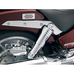 PartzBiz HD KA8261 - Kuryakyn Chrome Rear Shock Top Cover for Honda (pr) | 8261