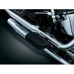 PartzBiz HD KA4357 - Kuryakyn 4357 แผ่นพื้นยางสีดำสำหรับผู้ขับขี่หรือผู้โดยสาร Harley หรือ Metric